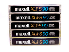 5x maxell XL II-S  90  |  1987  | CrO2 |   Ku...