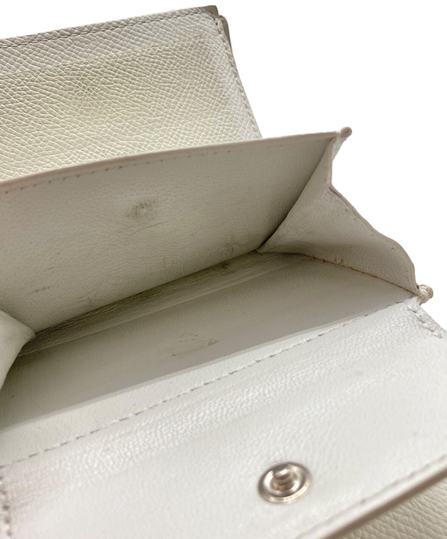 BALENCIAGA BB Metal Logo Bi-fold Wallet Authentic Women 7276 thumbnail 7