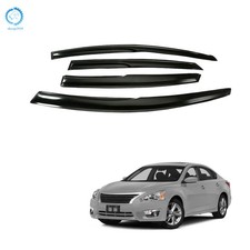 For Nissan Altima 13 14-2018 Window Visor Rain Guard Deflector Jdm 3d Wavy Sedan