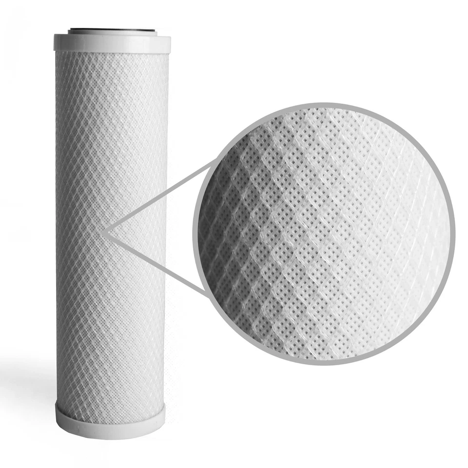 Activated Carbon CTO Water Filter Cartridge Standard 2.5 x10" 5 Micron 5 pack - Image 4 of 4