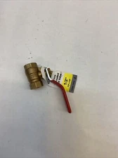 THEWORKS  1/2 in. Brass FIP x FIP Threaded Full Port Ball Valve