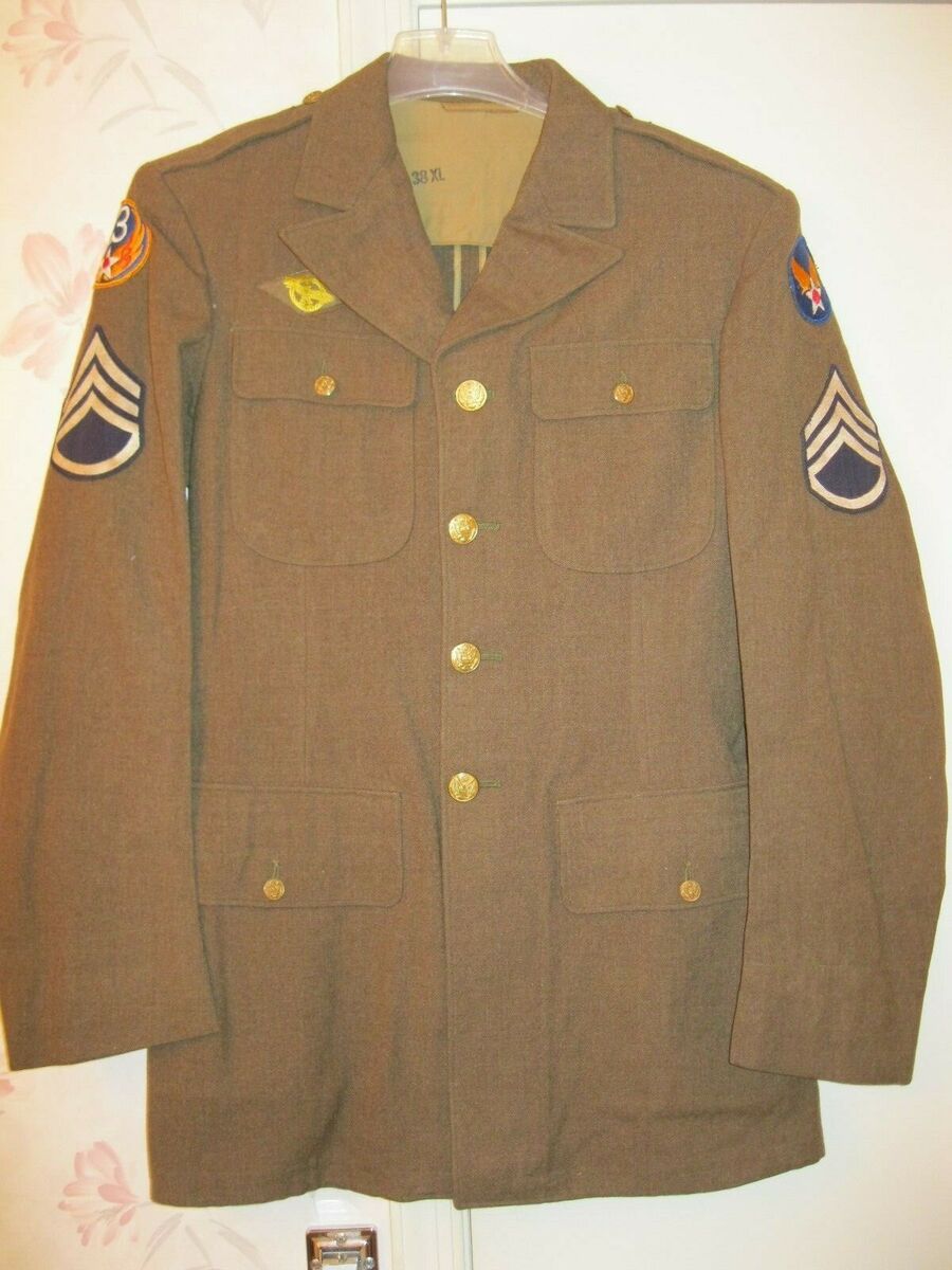 Original WW2 WWII USAAF M-1942 Service Class A Wool Jacket Original WW2 WWII USAAF M-1942 Service Class A Wool Jacket