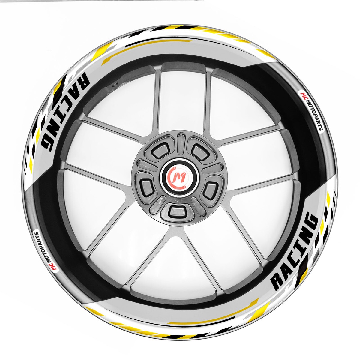 J05W 5 Color Rim Decals Wheel Stickers Fit Ninja ZX-14R 14