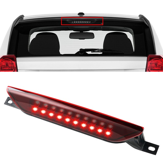 Red For Dodge Caliber 20072012 Rear LED Third 3RD Tail Brake Lights