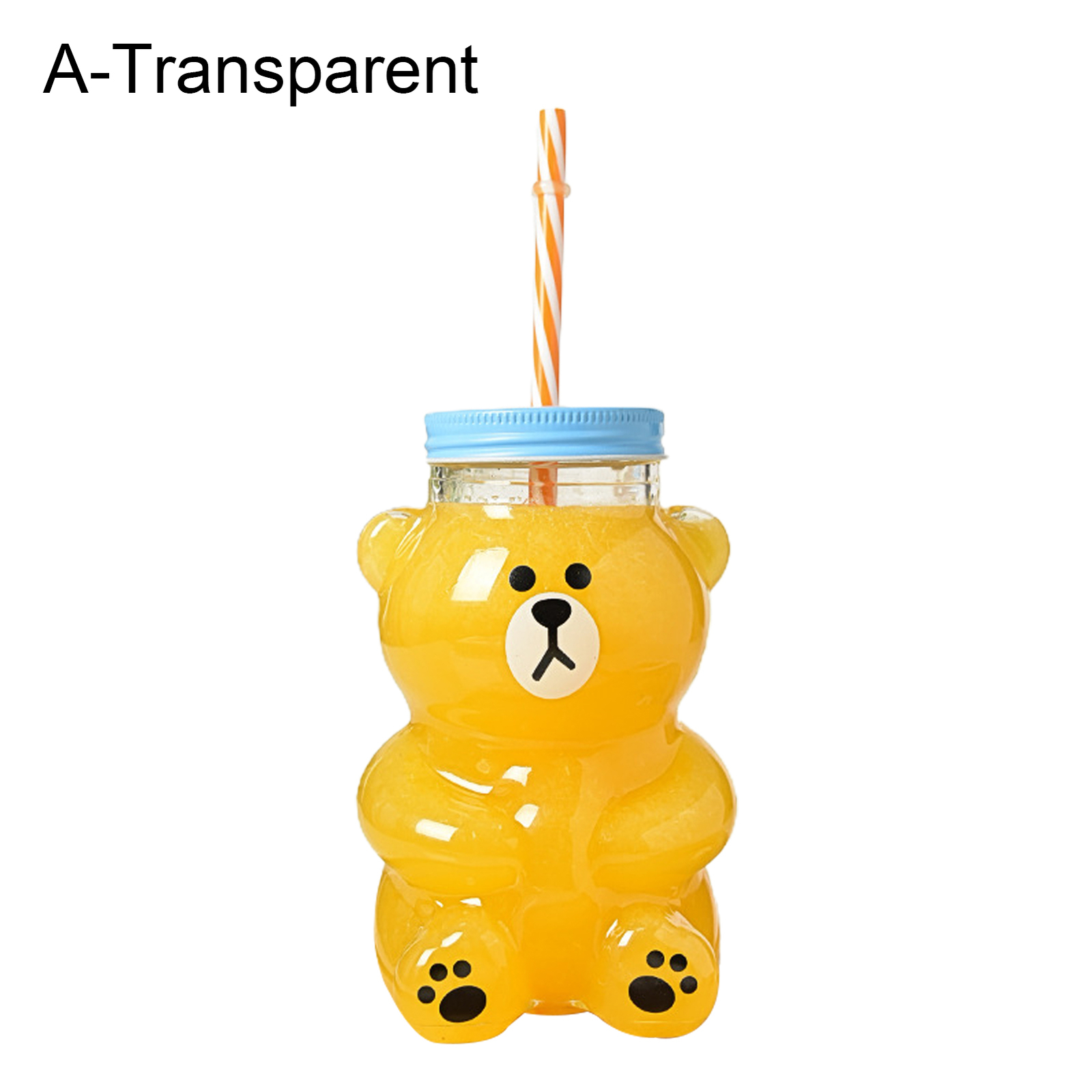 Bear Sippy Cup Safe Reusable Leak Resistant Honey Bear Bottle Glass eBay