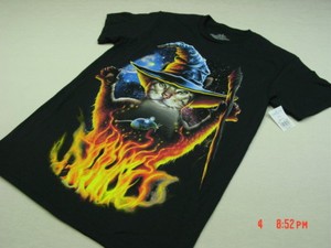 cat wizard shirt