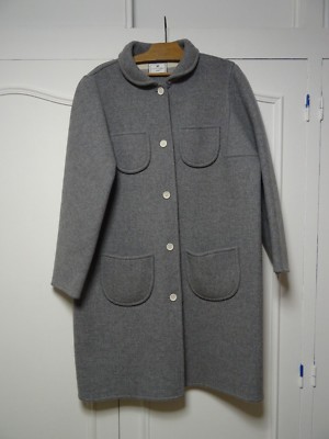 Mantel Wolle/Angora COURREGES Gr. 38