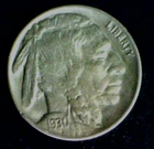 1930 P Buffalo Five Cents 5 Cent 5C NICKEL VF GRADE KM#134 EB#2837