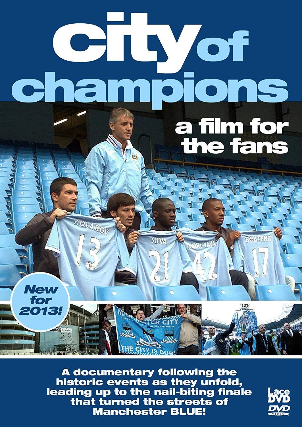 Manchester City FC - City Of Champions (DVD) Roberto Mancini David Silva