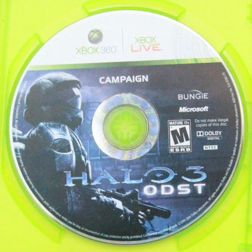 XBOX 360 HALO 3 ODST 2 Disc Set Video Game Bungie & Campaign Rated Mature BB99 - Picture 3 of 4