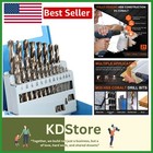 Precision 21-Piece Cobalt Drill Bit Set - Oxide Finish for Enhanced Durability