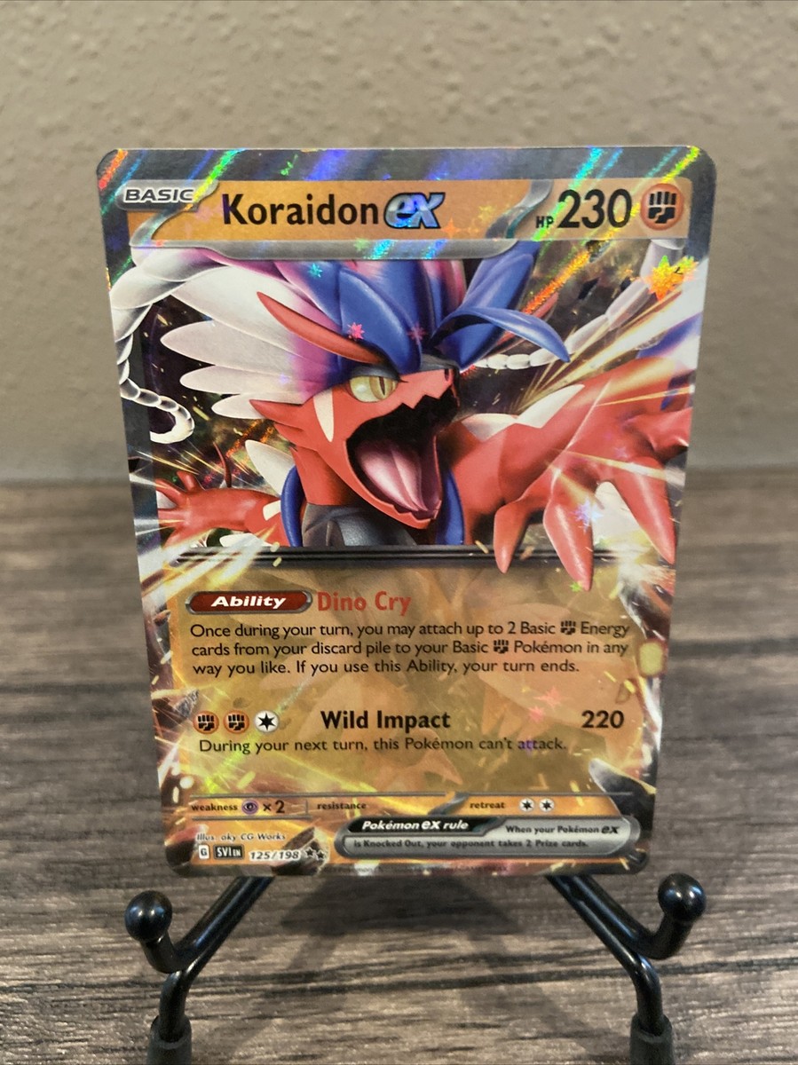 koraidon ex pokemon card Amazon.com: Pokemon - Koraidon ex 254/198 - Scarlet & Violet - Secret Rare