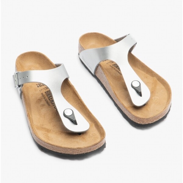 birkenstock silver gizeh