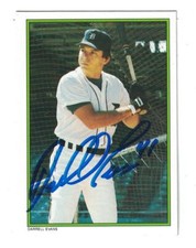 Darrell Evans AUTOGRAPHED 1986 TOPPS GLOSSY ALL-STAR BASEBALL CARD DETROIT TIGER