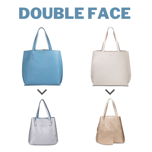 Borsa Donna double face CAMPO MARZIO shoulder bag Vari Colori Pelle  Rigenerata | eBay