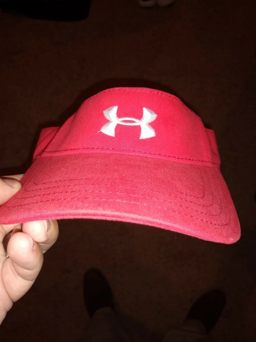 Red under armour visor deals