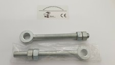 ADJUSTABLE GATE HINGES EYE BOLTS 16mm x 150mm  Pack of 2