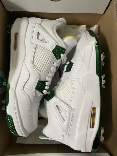 Air Jordan 4 Golf Metallic Green Men's 