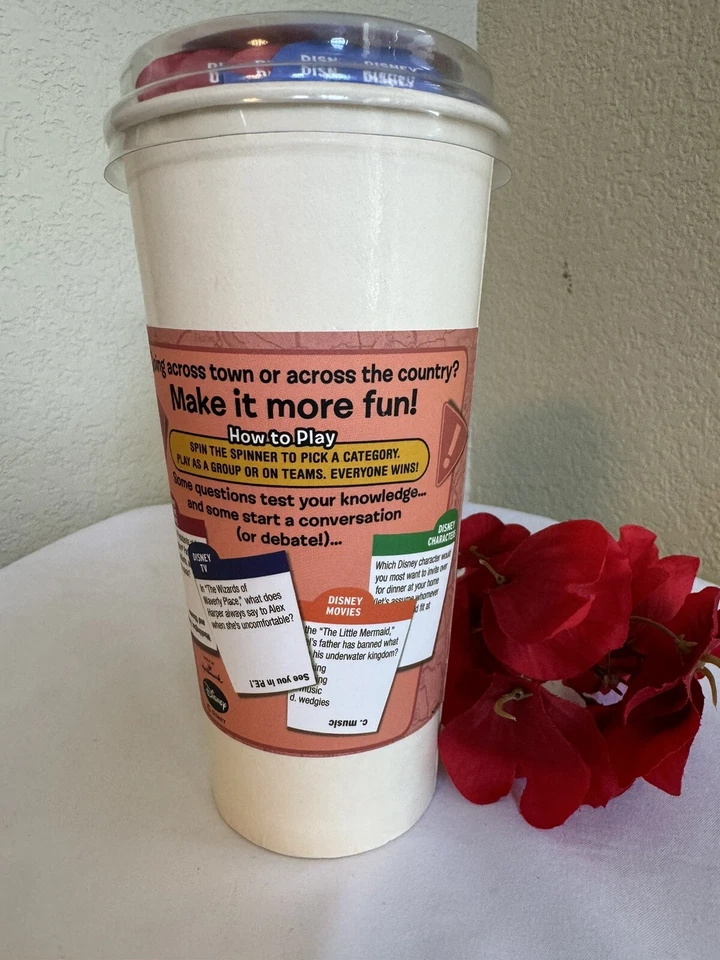 Vintage Exclusivo Jogos Divertidos 2 Go On The Road com Disney Hallmark. 2 a 22 jogadores - Imagem 4 de 4