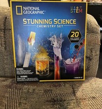 National Geographic STEM Educational Science Chemistry Experiments Set Of 20