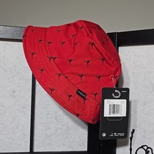 Jordan Boys Youth Bucket Hat Red Black NWT