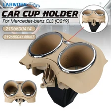 Center Console Cream-Coloured Cup Holder Bracket For Mercedes Benz CLS55 CLS63