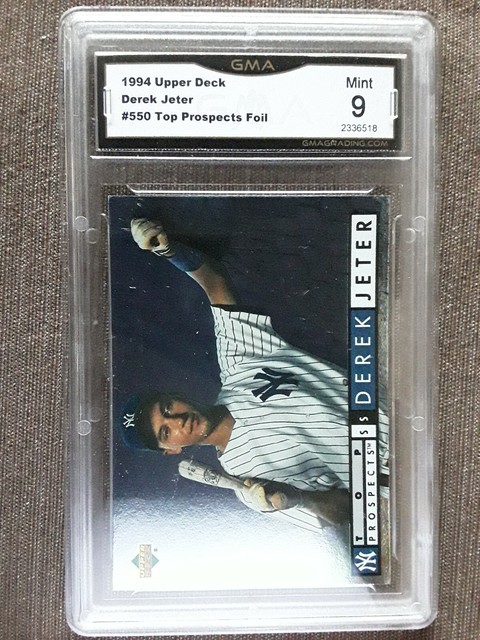 1994 Upper Deck Derek Jeter #550 Baseball Card Yankees HOF ...