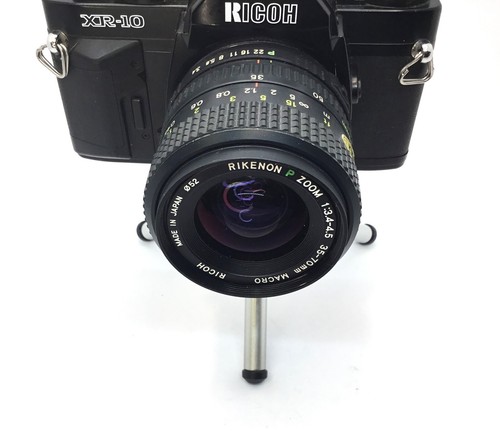 RICOH Vintage XR-10 35mm Roll Film Camera + Case Original Manual &Shoulder Strap - Picture 9 of 11