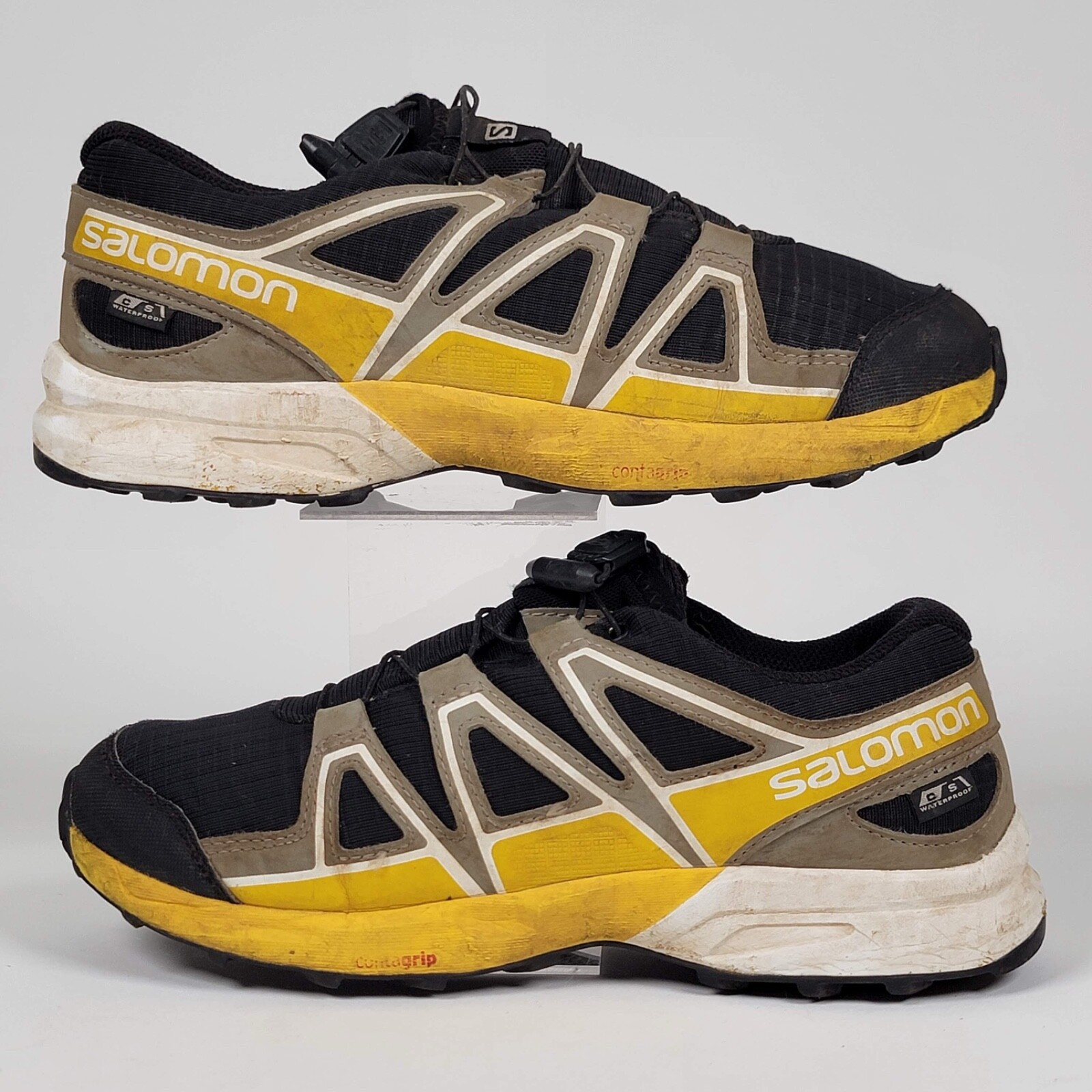 Sneakers Salomon Speedcross da donna taglia 6 US 38 nere gialle trail running