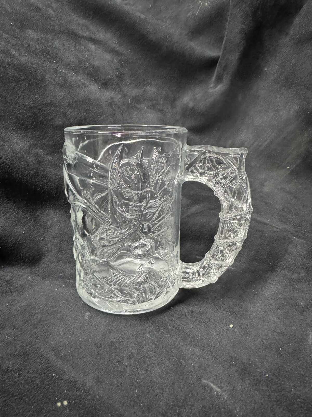 Vintage 1995 McDonalds Batman Forever, BATMAN Glass Mug Cup DC Comics 4