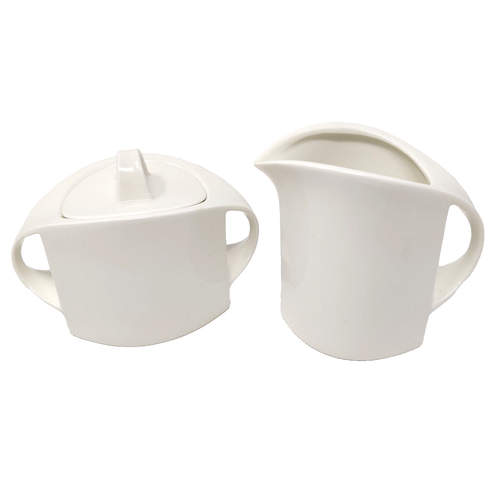 Villeroy & Boch Alba crema porcellana + zuccheriera con coperchio set deco moderno raro