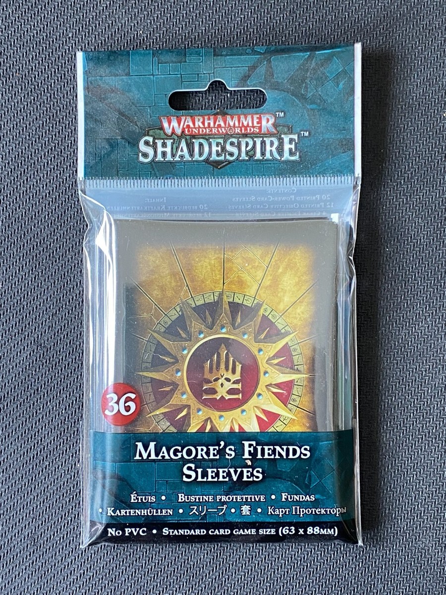 warhammer underworlds card sleeves Warhammer Underworlds Magore's Fiends Card Sleeves (OOP)