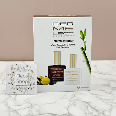 Dermelect Phyto Strong Natural Nail Base Coat and Top Coat Duo - Authentic