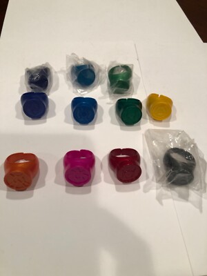 DC Comics Green Lantern Ring Set Of 11  some multiples (no white ring)