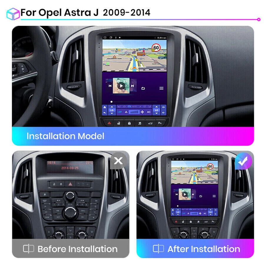 Autoradio 9.7” Android 13 per 2009 2010-2015 Opel Astra J CarPlay Navi 2GB-32GB - Immagine 2 di 4