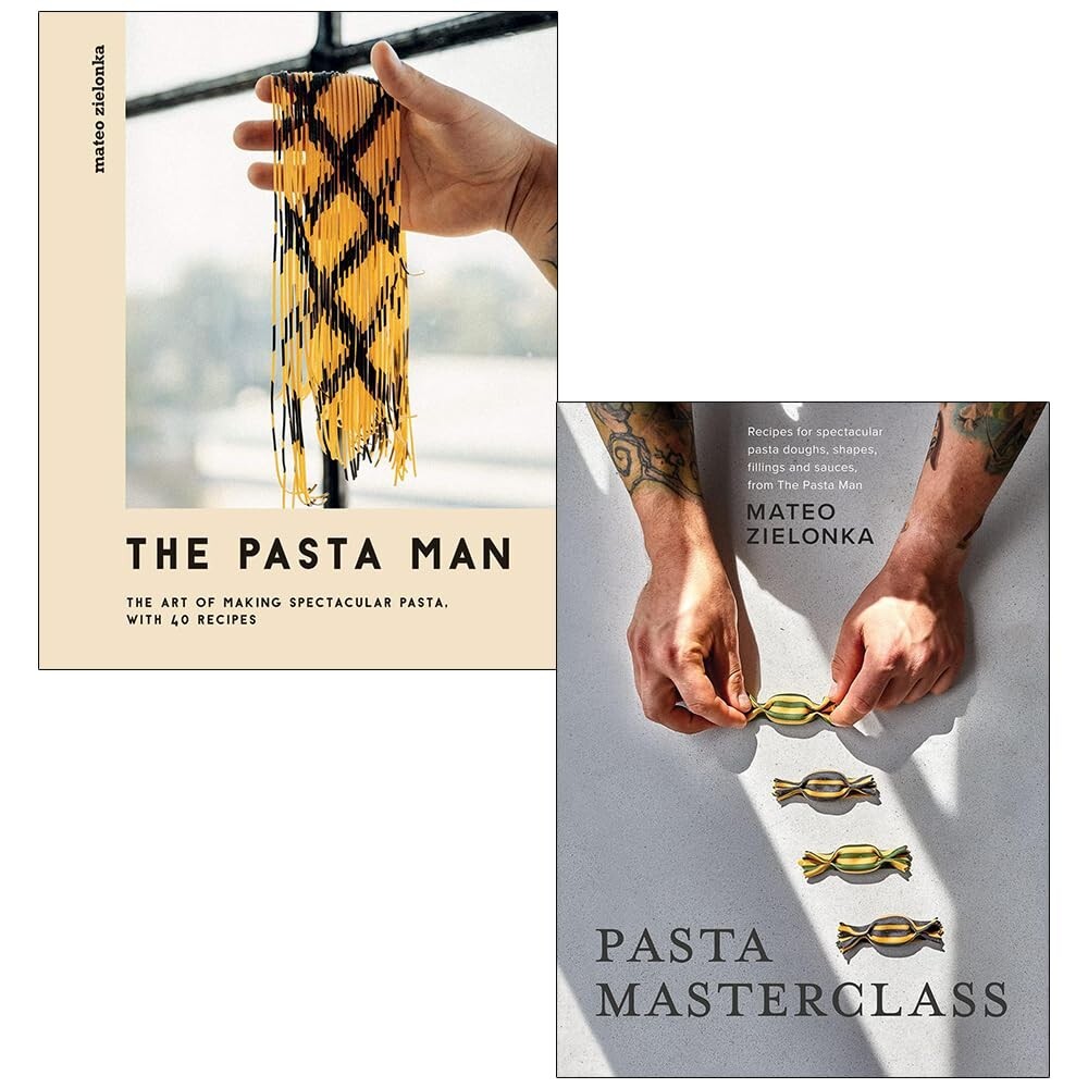 Mateo Zielonka Unisex Red/Green/Black Collection 2 Books Set (The Pasta Man & Pasta Masterclass) - Image 2