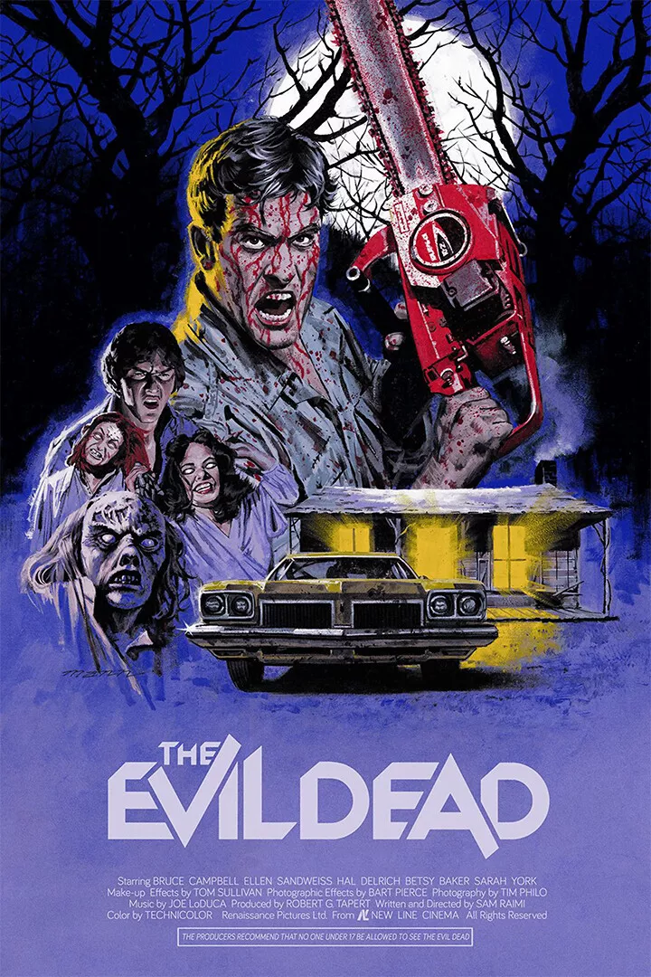 The Evil Dead American Horror Film Cover Illustration Home Decor