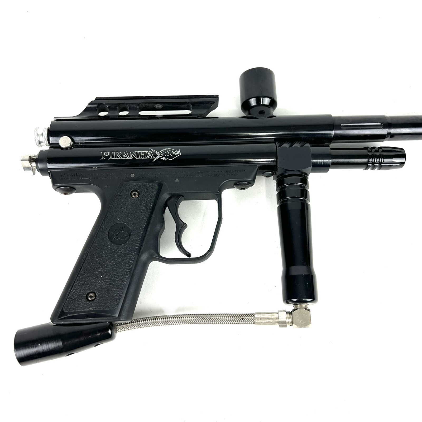 PMI Piranha HNN 05078 Paintball Gun Marker Black With Barrel No Hopper