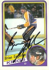 Brian Engblom autographed Hockey Card (Los Angeles Kings) 1984 O-Pee-Chee #83