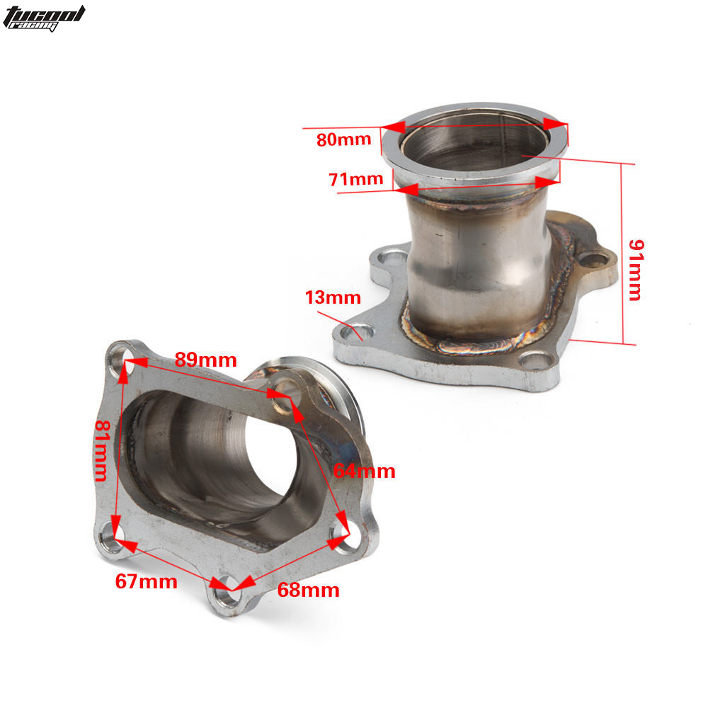 TD04 5 Bolt Turbo Downpipe Flange to 2.5