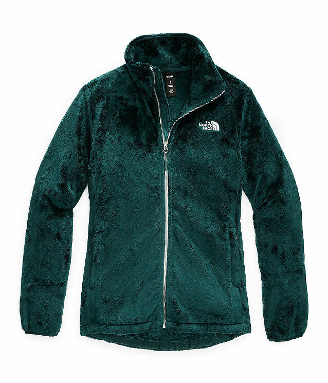 Womens The North Face Osito Full Zip Soft Sweater Fleece Jacket Ponderosa  Green