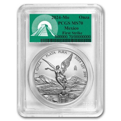 最高鑑定 2024 メキシコ リベルタード 1/2oz 金貨 PCGS MS70 楽天市場】2024年 メキシコ リベルタード 1/2オンス 金貨 勝利の