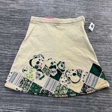 Gap Kids Corduroy Skirt Size 7 Youth Floral Embroidery Adjustable Waist NWT