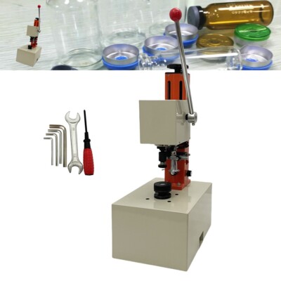 110V Semi-automatic Oral Liquid Bottle Cap Locking Machine Capping Machine