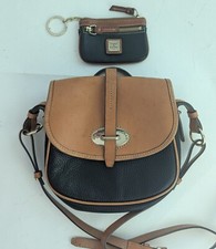 Vintage Dooney  Bourke Crossbody Purse 1975 Saddle Bag EUC Cristina