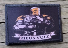 Deus Vult Morale Patch Hook & Loop Army Knights Templar Knight Tactical 2A Gear