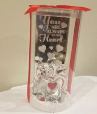 Kipp Brothers 7" Glass Figurines "Always In My Heart"