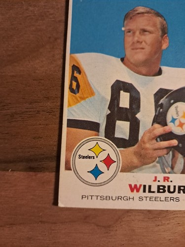 1969 Topps - #259 J.R. Wilburn, Steelers, End - Picture 5 of 10