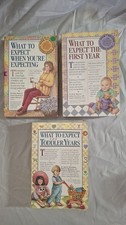 "What To Expect" Books Lot 3 1-3 For Expecting Mother's Paperback Very Good OBO