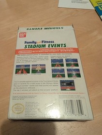 Bandai Family Fun Fitness Stadium Events - Nintendo NES PAL Manual Included